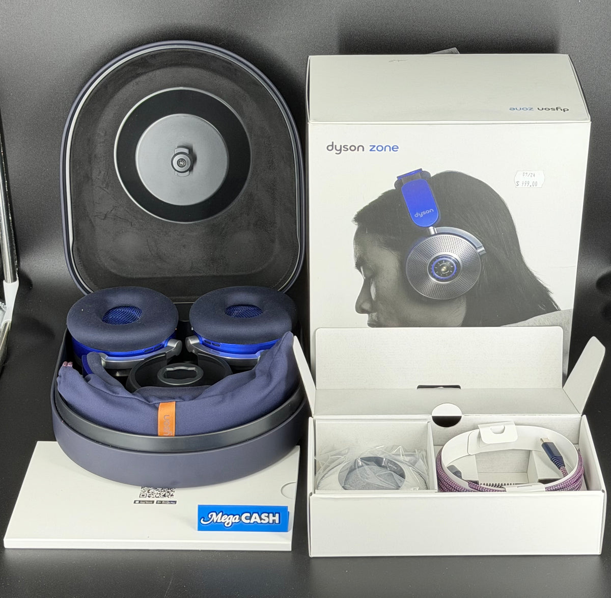 Dyson Zone Headphones in Box with Accessories