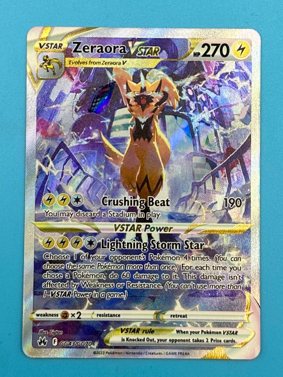 Zeraora VSTAR Alt Art - Crown Zenith