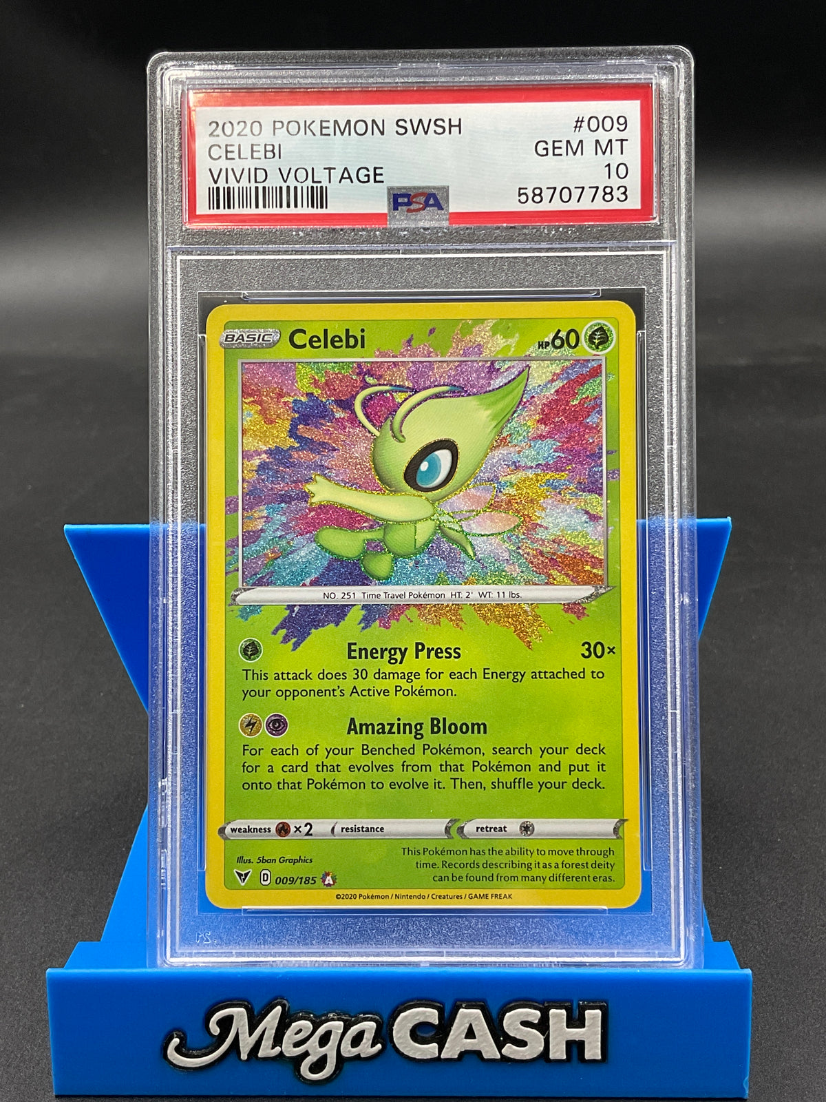 PSA 10 Celebi 009/185 Vivid Voltage