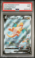 Pokemon - PSA 9 Dragonite V 192/203 Evolving Skies