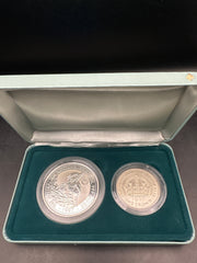 60th anniversary collection 2oz silver + 1937 Crown