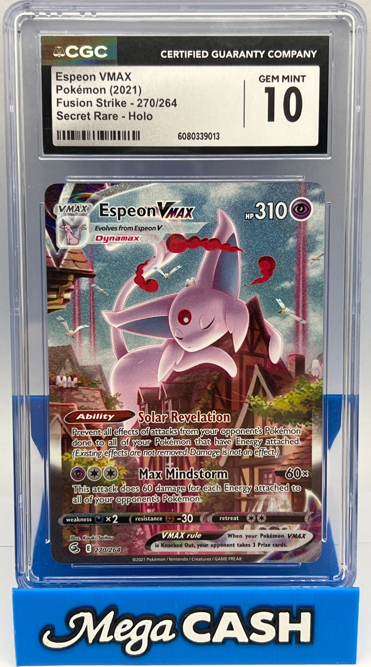 Pokémon - CGC 10 Espeon Vmax 270/264 Fusion Strike