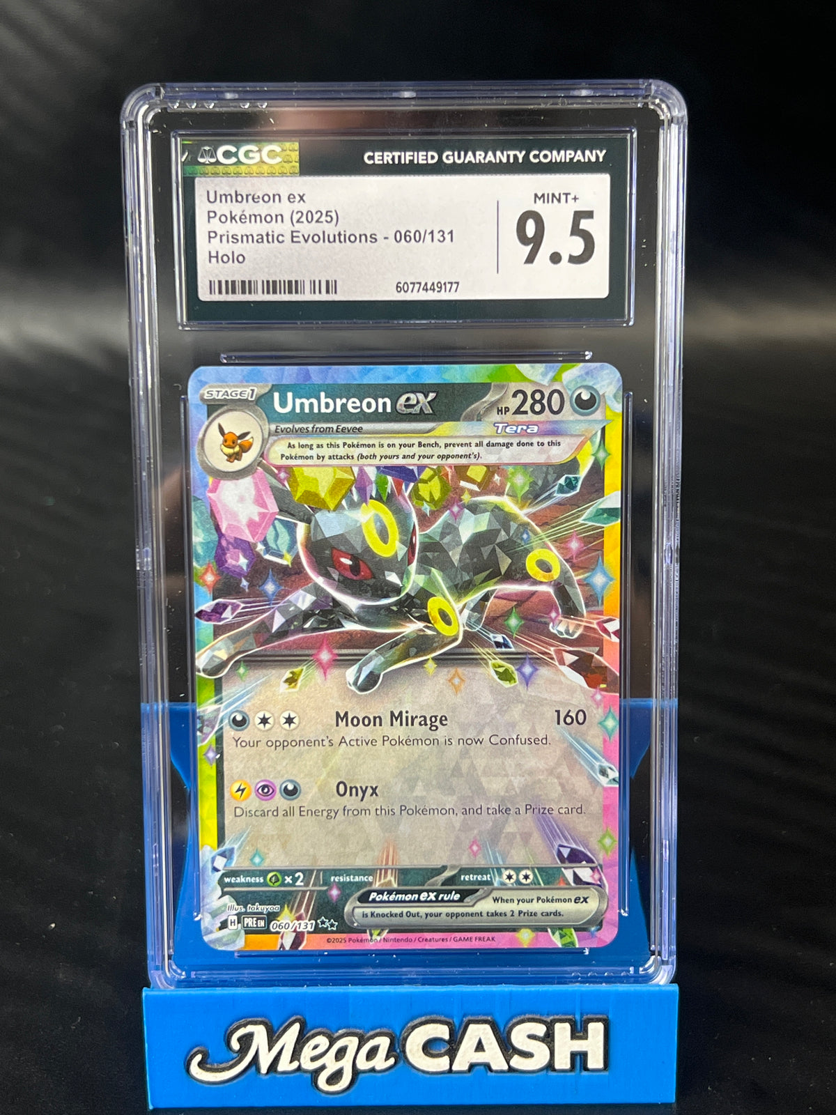 CGC 9.5 Umbreon EX 060/131 Prismatic Evolutions