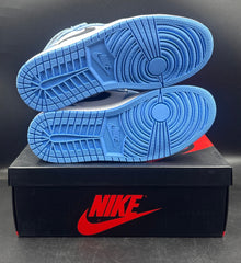 NIKE - Air Jordan Retro High Tops - Black and Blue Laces - Size 9 US Men’s