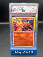 PSA 9 CHARIZARD DRAGON MAJESTY 3/70