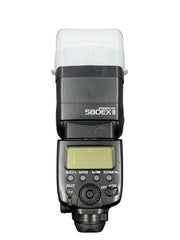 Canon flash 580EXII Speedlite with cap cover