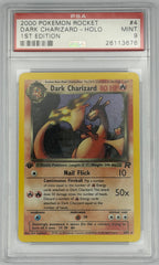 Pokemon - PSA 9 1st Edition Dark Charizard 4/82 Team Rocket