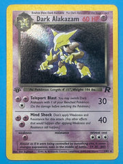 Dark Alakazam 1st Edition Holo - Rocket