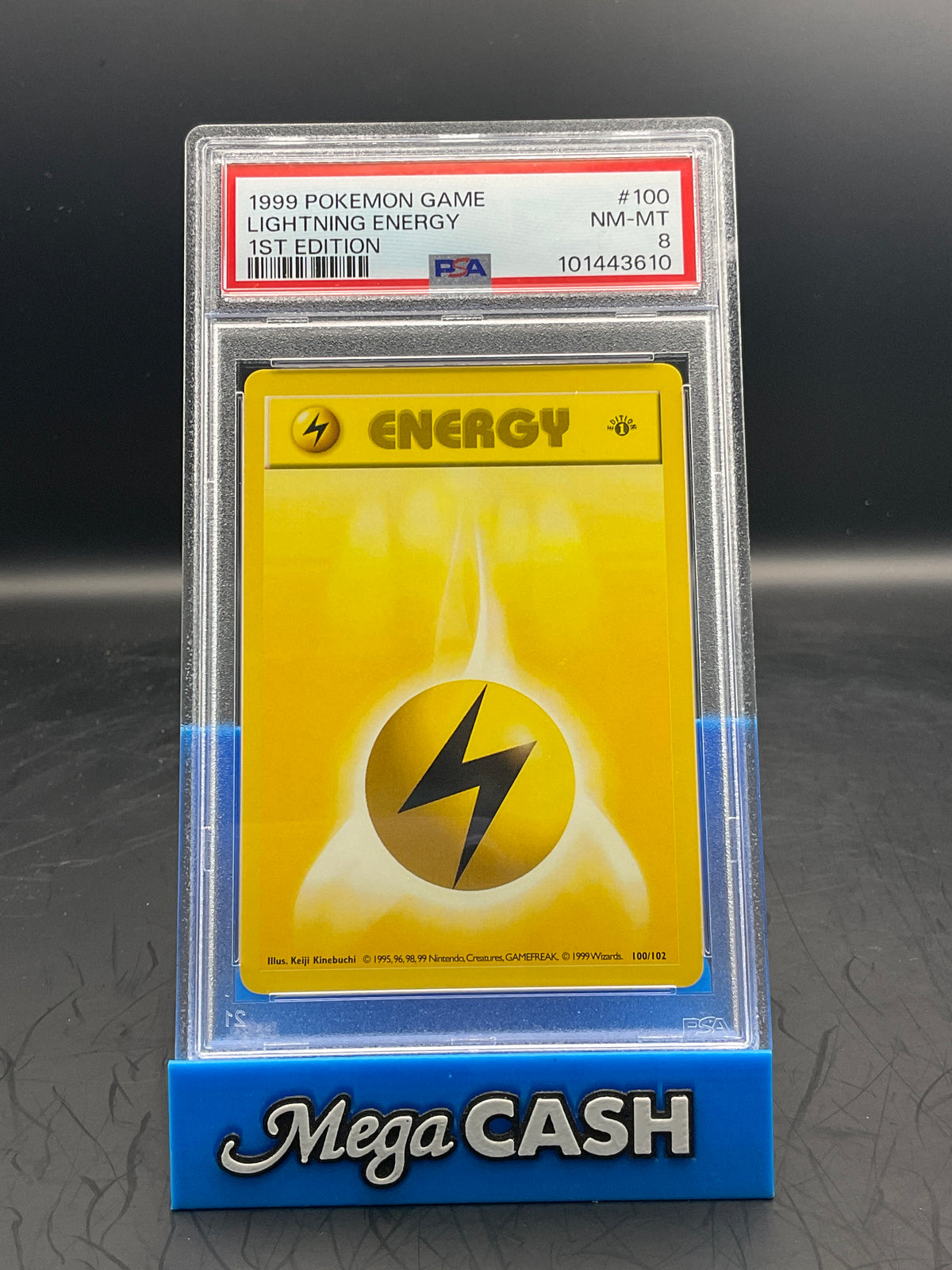 PSA 8 1ST EDITION LIGHTNING ENERGY 100/102