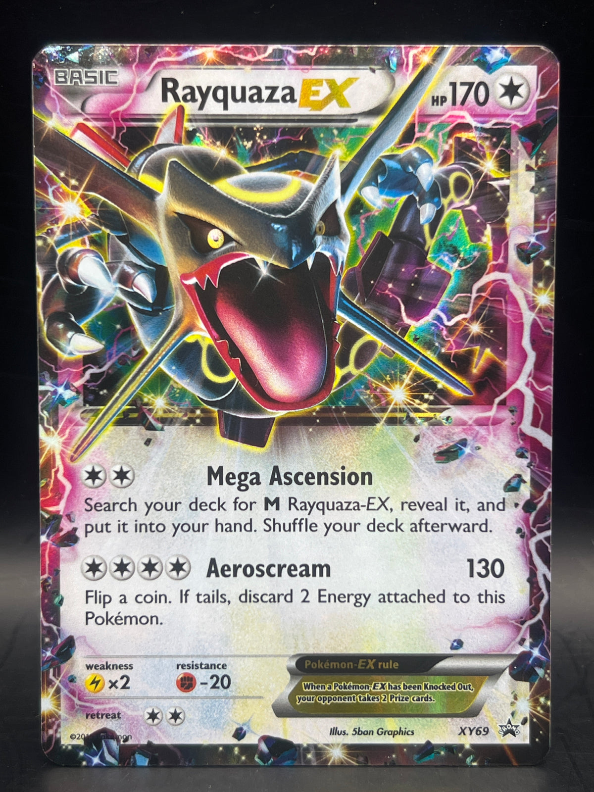 Rayquaza EX XY69 Black Star Promo