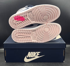 NIKE - Air Jordan 1 Retro High Tops - With Navy, Pink and White - Size 10 US Men’s