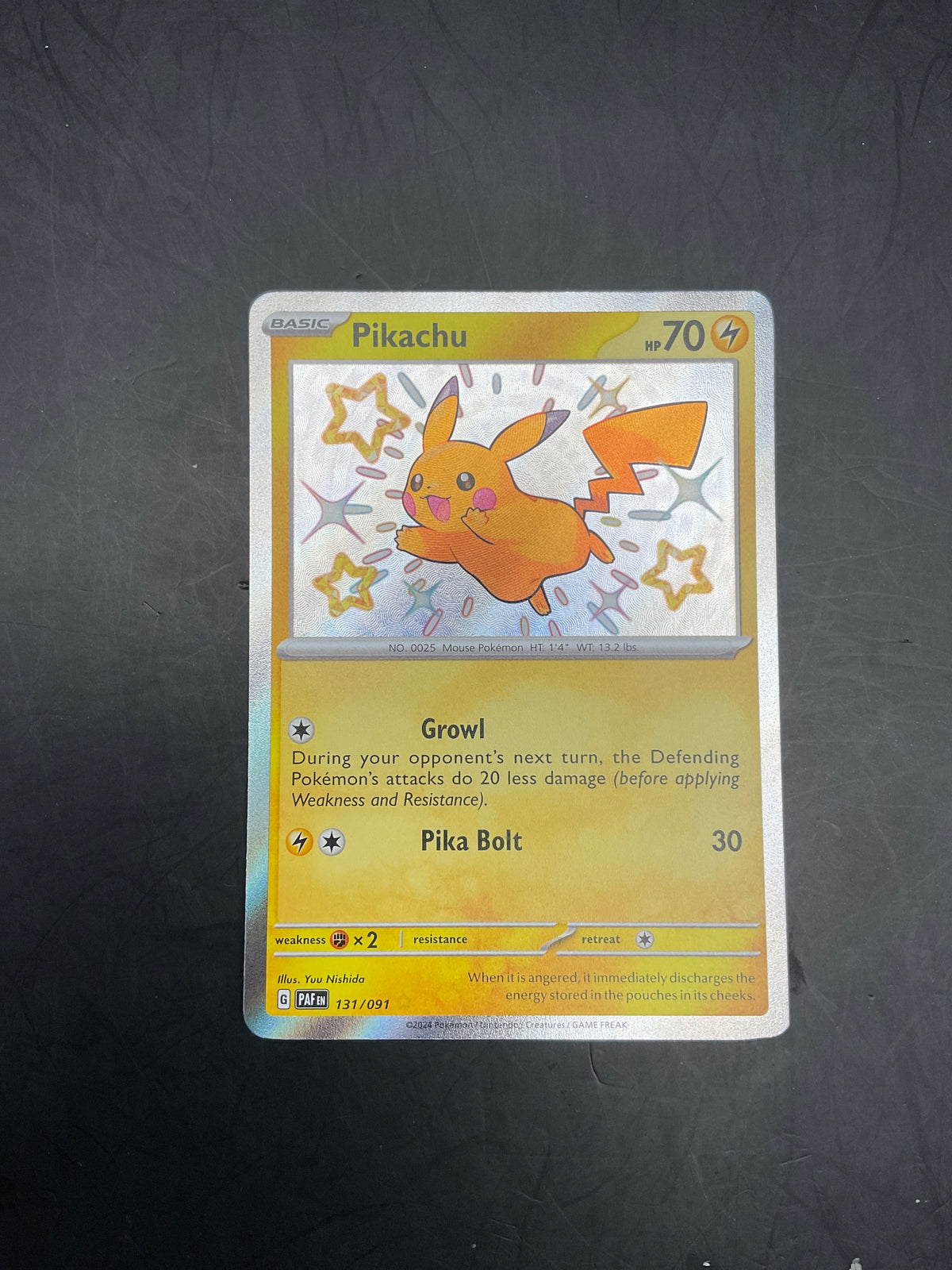 PIKACHU 131/091 PALDEAN FATES