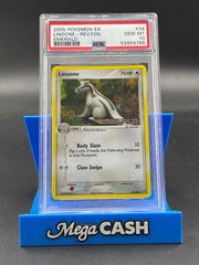 PSA 10 Linoone 34/106 Rev Holo Ex Emerald