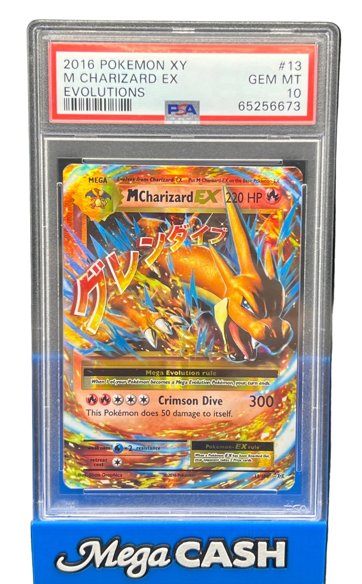 Pokémon - PSA 10 M Charizard Ex 13/108 XY Evolutions