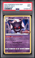 Pokémon - PSA 9 Gengar Prerelease 241