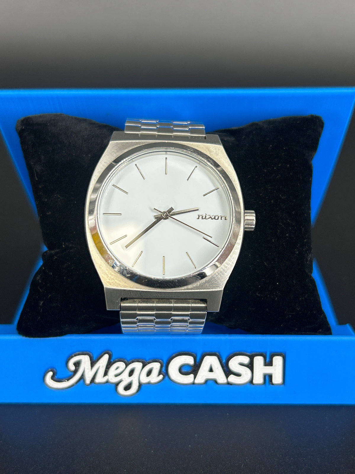 Nixon minimal ‘the time teller’ mens watch