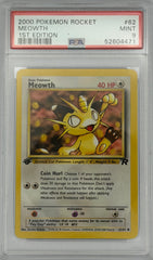 Pokemon PSA 9 Meowth 62/82 1st Edition Rocket
