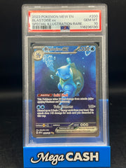 PSA 10 Blastoise EX 200/165 S&V 151