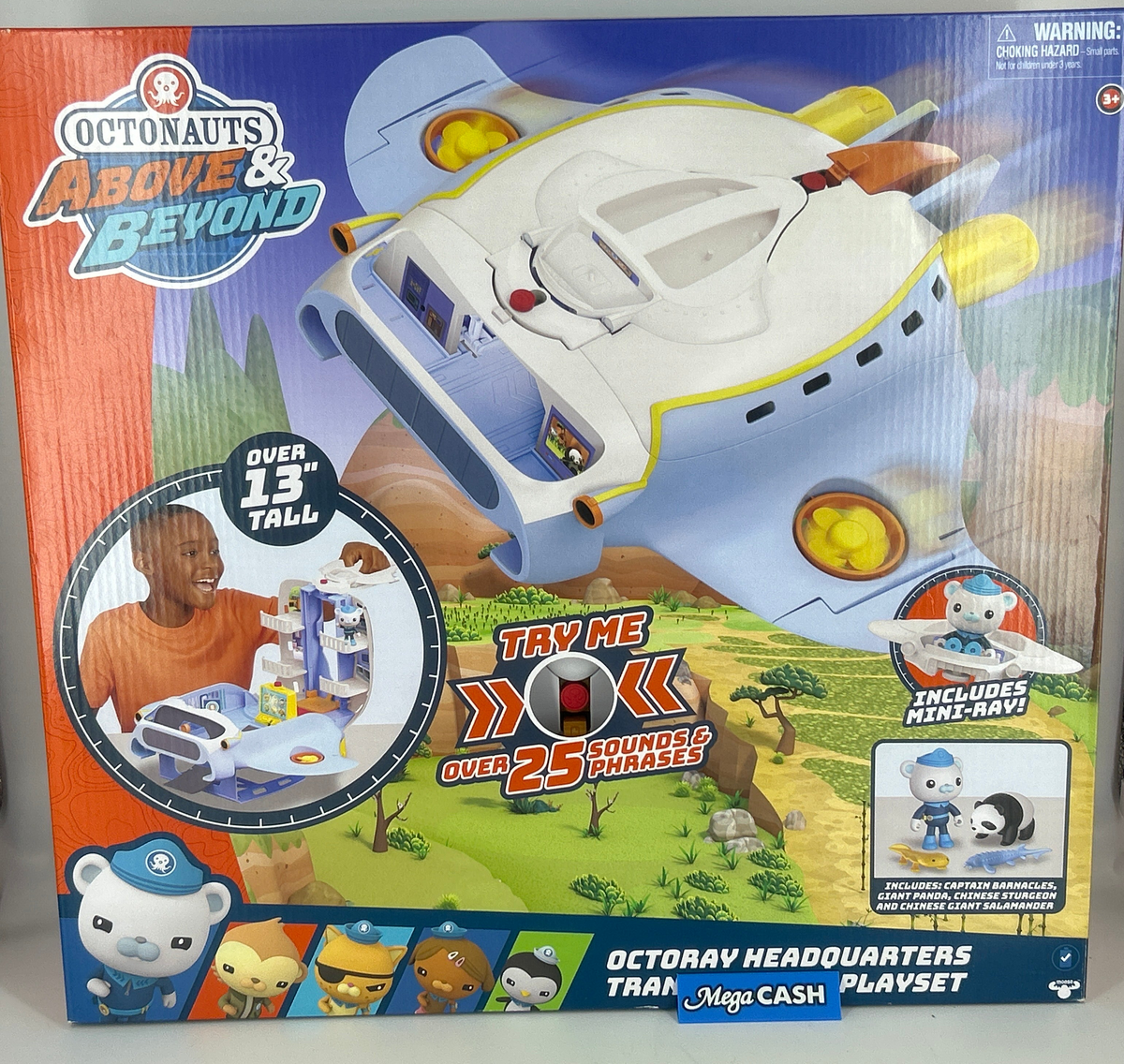 Octonauts Above & Beyond Octoray Headquarters Transforming Playset