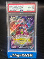 PSA 10 Alcremie Vmax 023/083 Champion’s Path