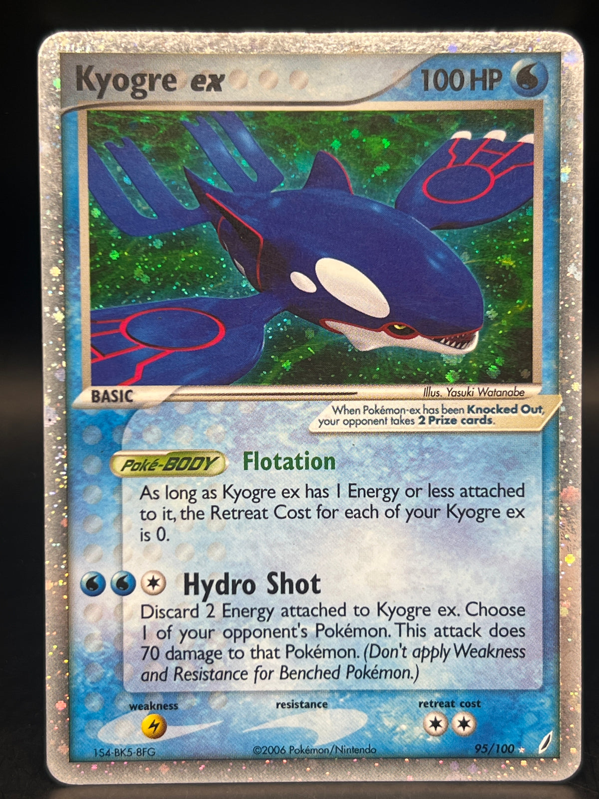 Kyogre EX 95/100 Ex Crystal Guardians