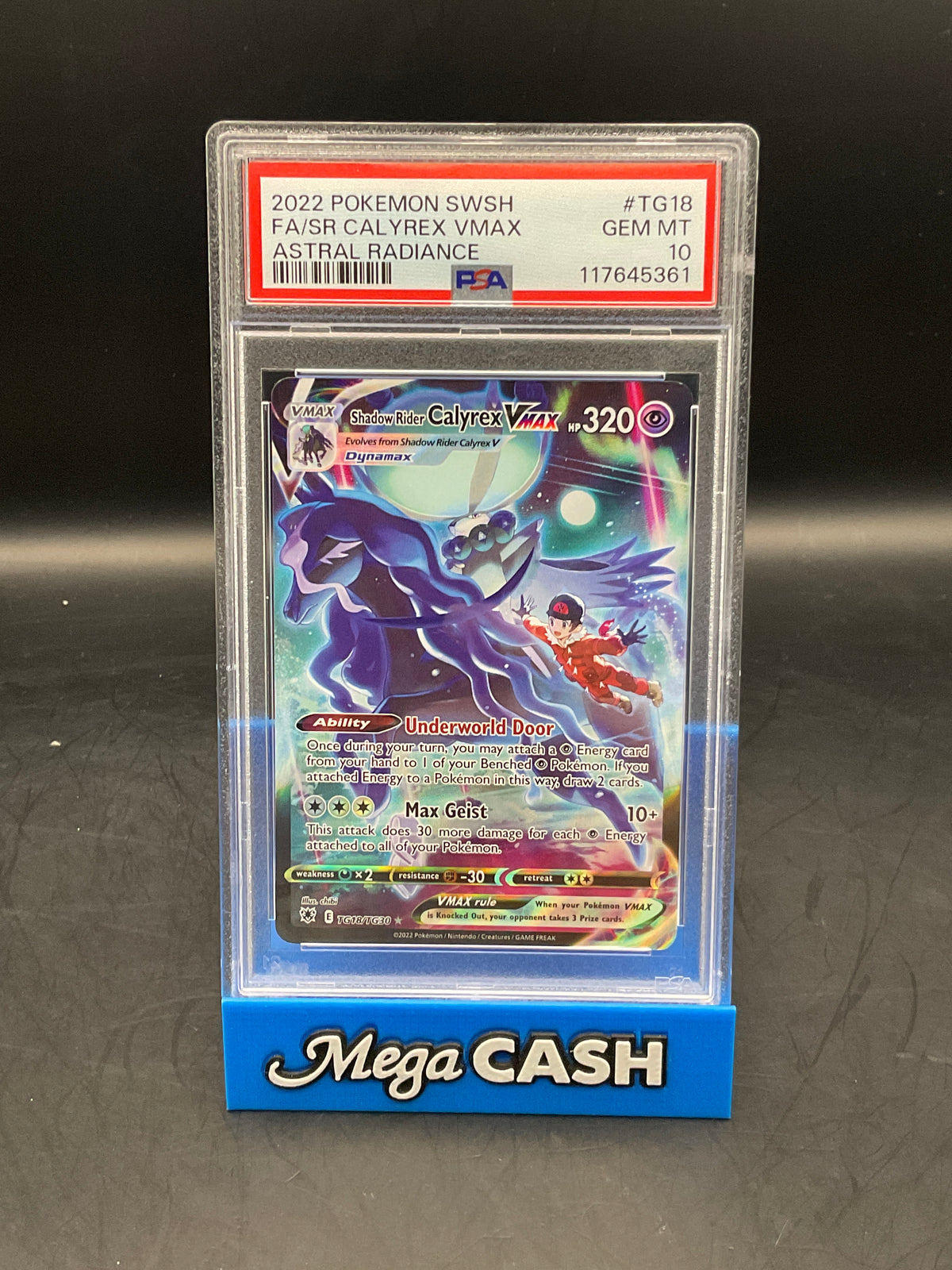 PSA 10 SHADOW RIDER CALYREX VMAX TG18/TG30 ASTRAL RADIANCE