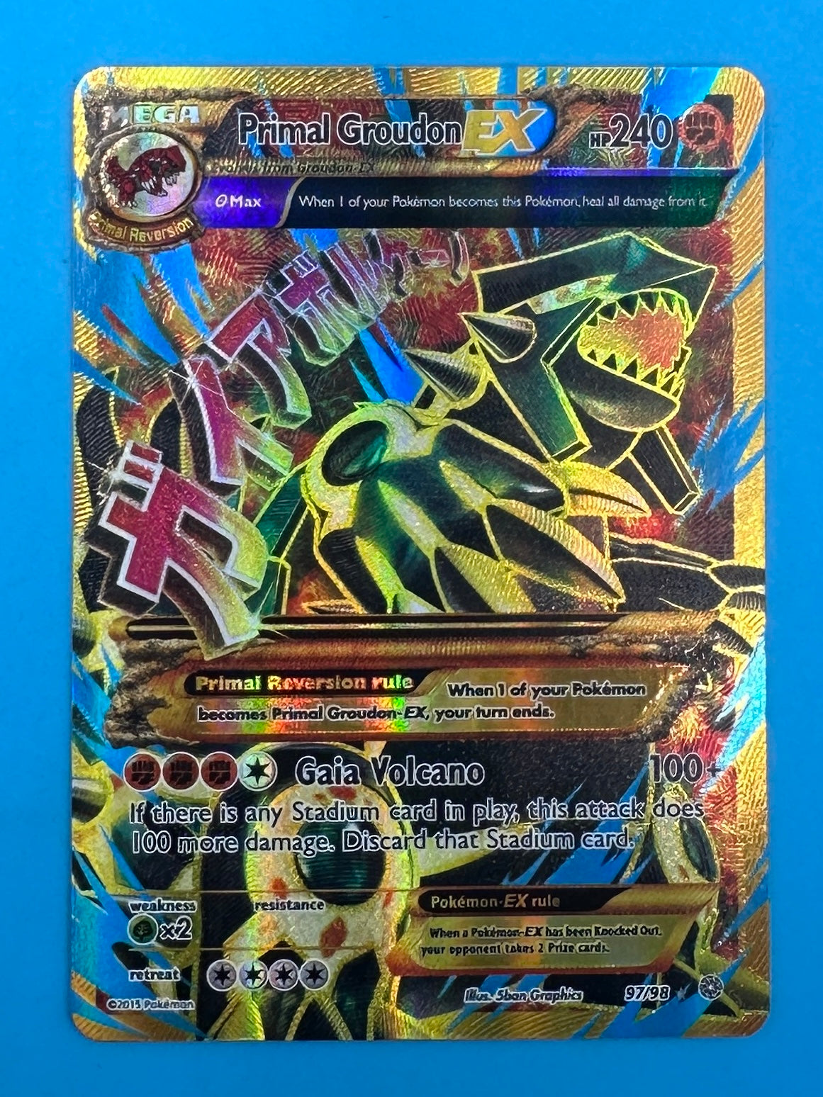 Primal Groudon EX - Primal Clash