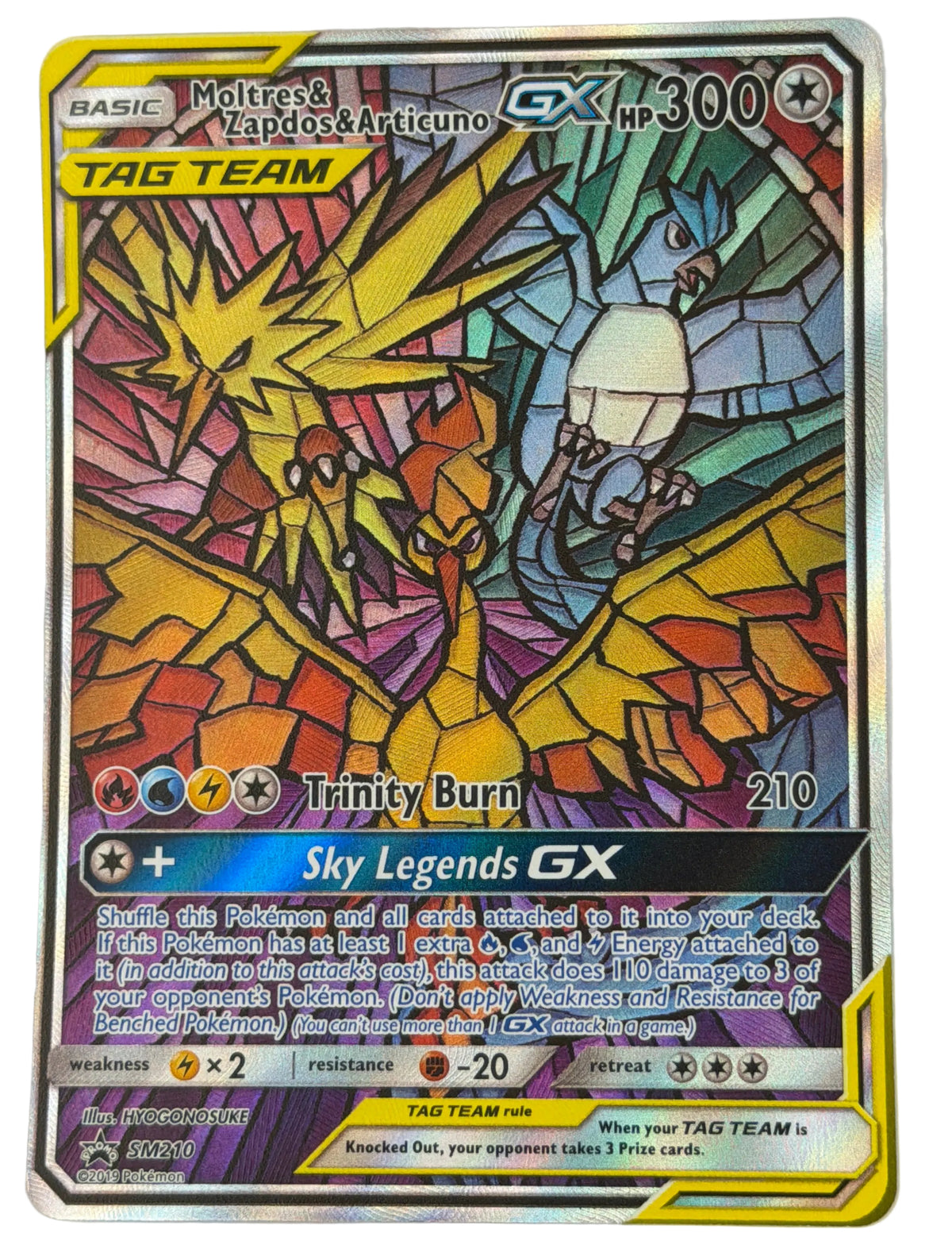 Pokemon- Moltres-Zapdos- Articuno SM210 - Tag Team