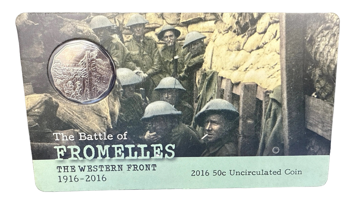 2016 50c Uncirculated Coin - The Battle of Fromelles - The Western Front - 1916-2016