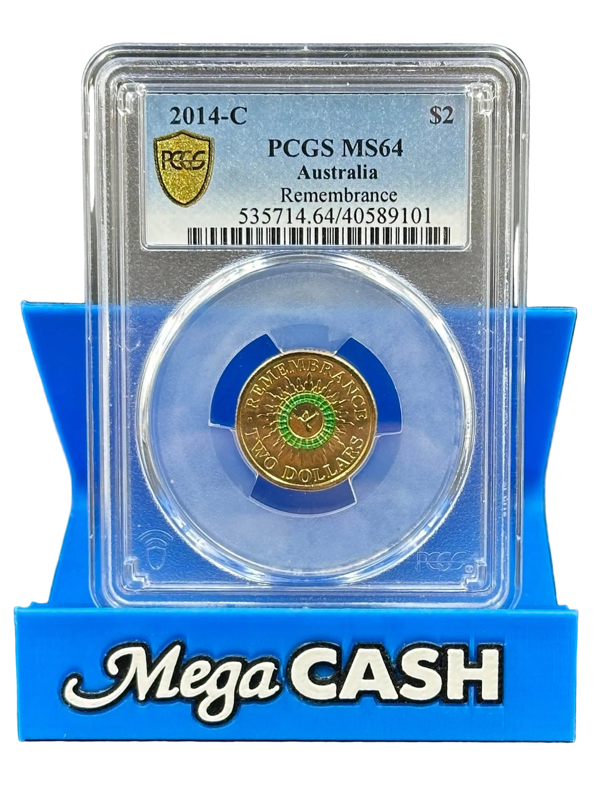 2014 PCGS MS64 Remembrance $2 Coin