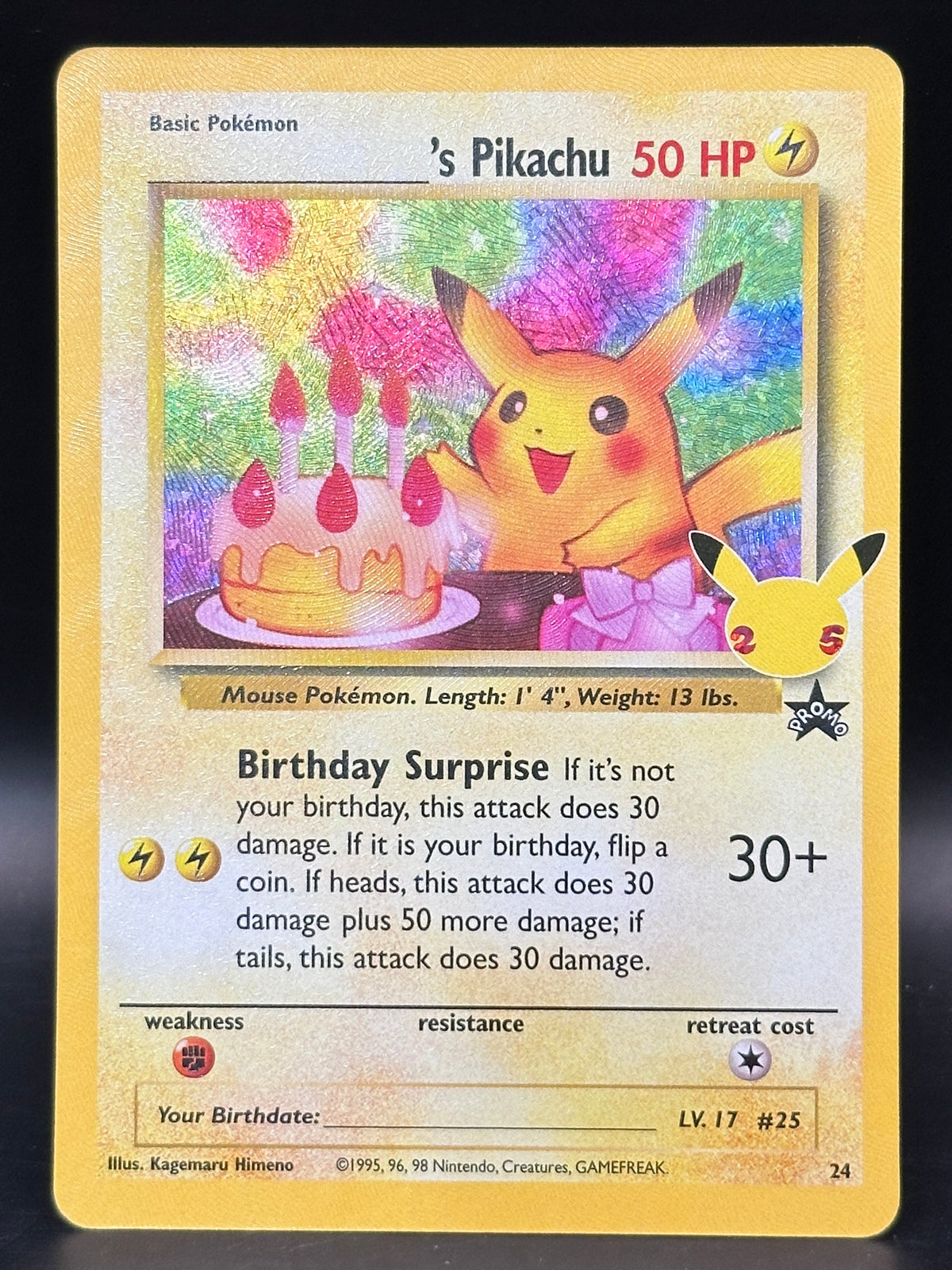Birthday Pikachu - Celebrations