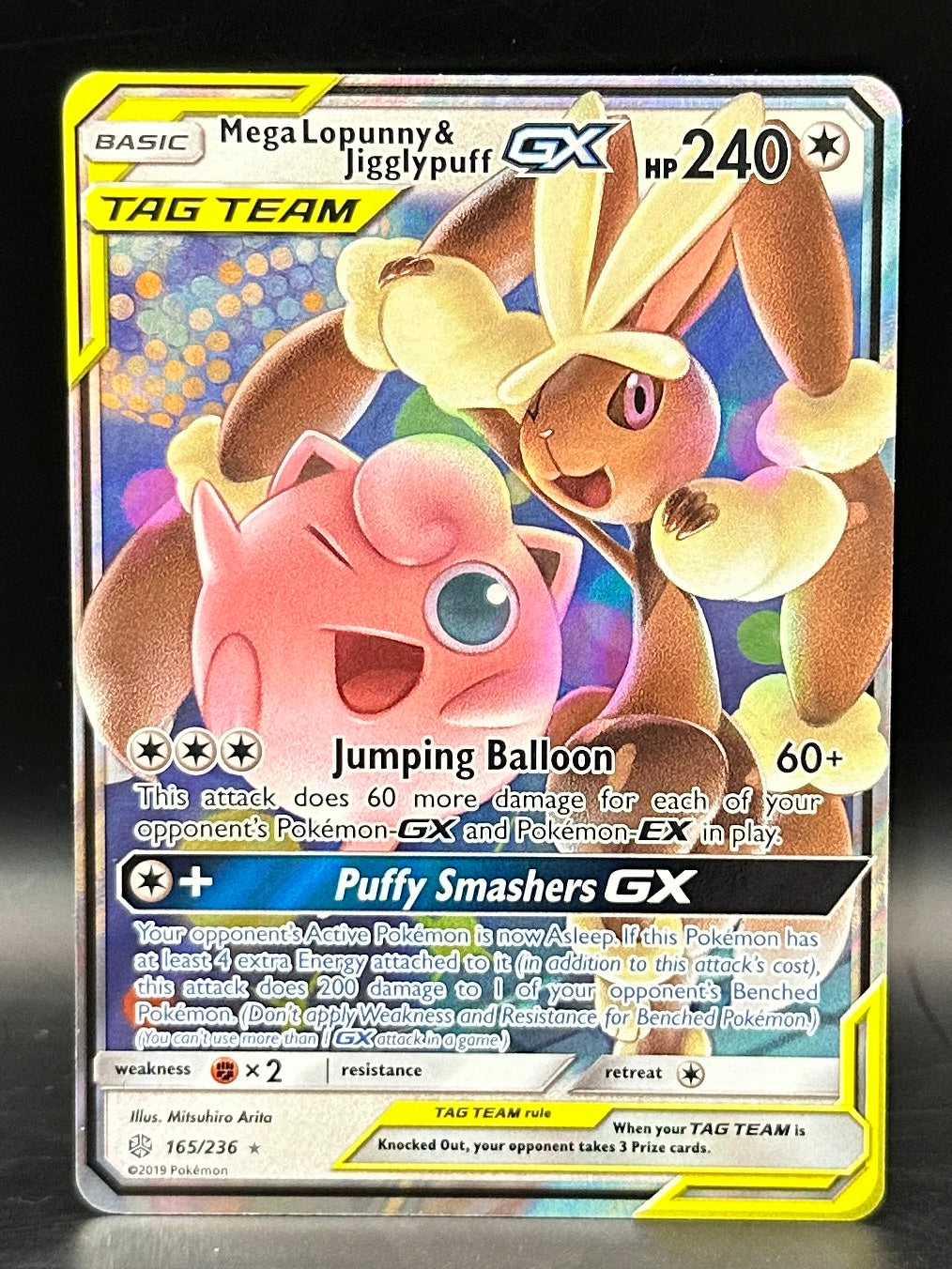 Mega Lopunny & Jigglypuff GX - Cosmic Eclipse - 165/236