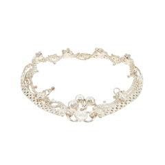 925 Sterling Silver Ornamental Filigree Anklet / Payal / Pajeb with Heart & Bell Details - Mega Cash Sydney