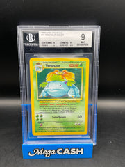 1999 Venusaur Base Unlimited 15/102 Holo - BGS 9