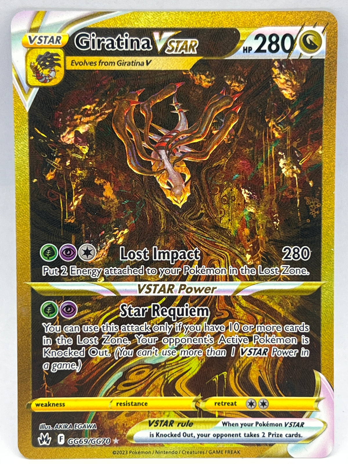 Pokémon - Giratina Vstar GG69/GG70 Crown Zenith