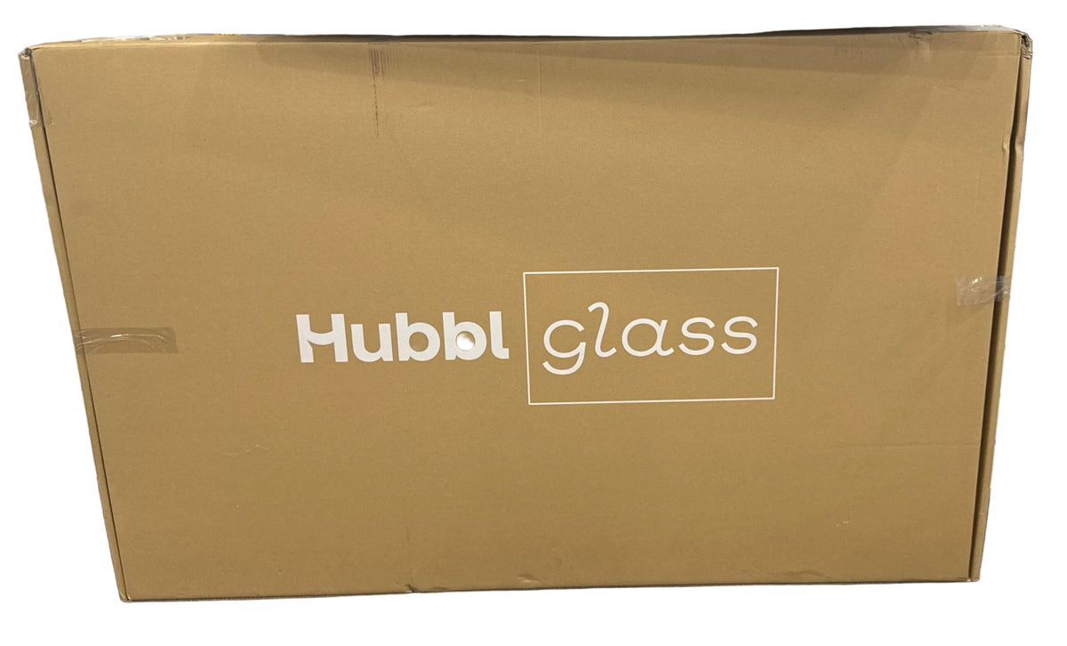 HUBBL - Glass 65” QLED 4K Smart TV - with Stand