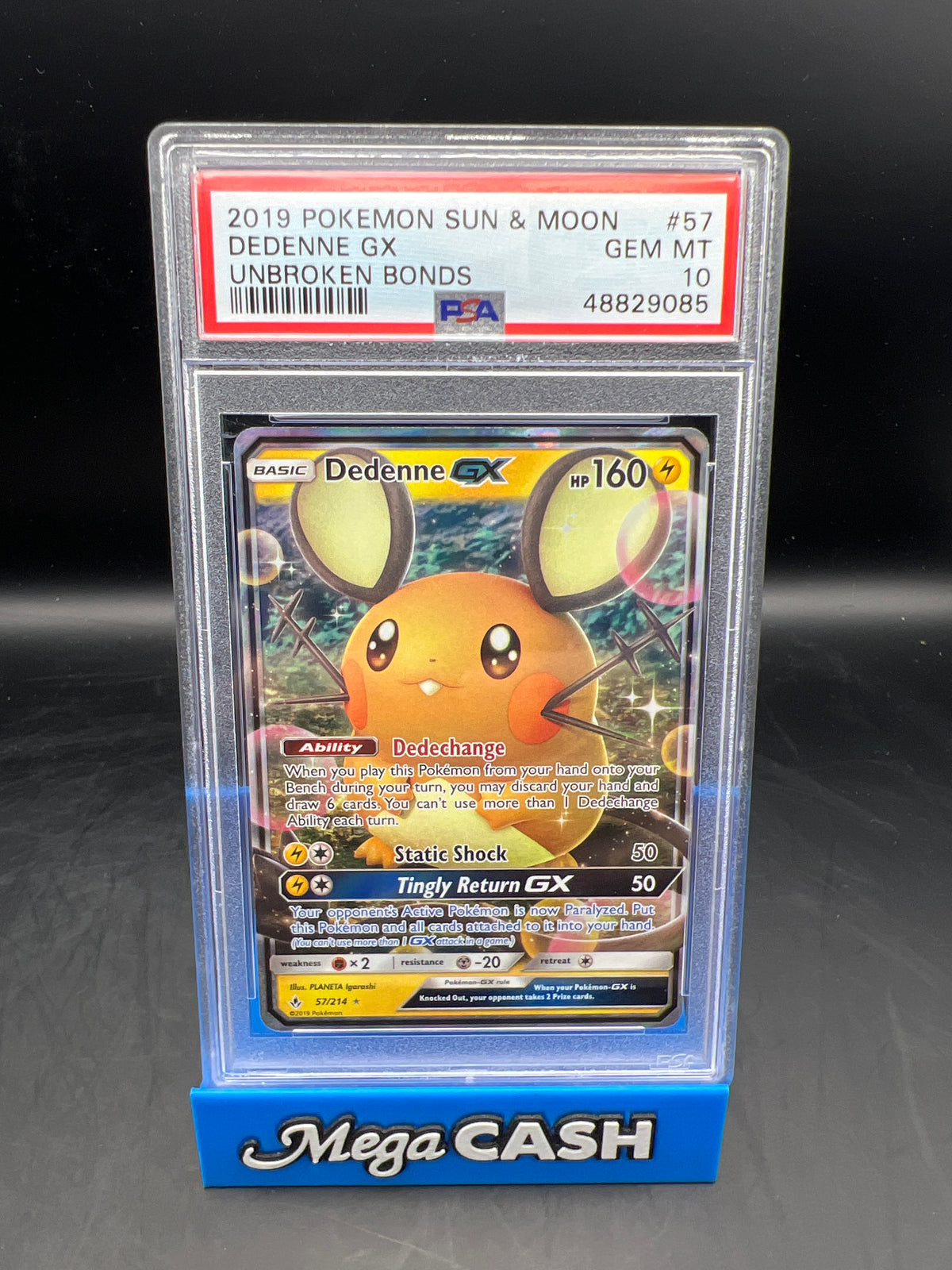 PSA 10 DEDENNE GX 57/214