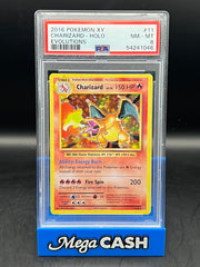Pokémon 2016 Charizard Holo - XY Evolutions - PSA NM-MT 8