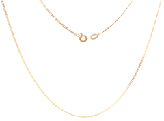 9ct Yellow Gold Classic Fine Link Chain Necklace