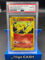 PSA 10 Japanese 1st Edition Ninetails Holo 023/087 Wind From The Sea