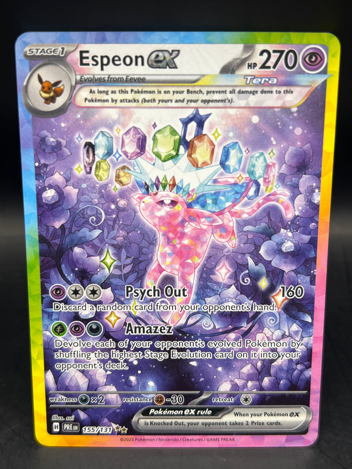 Espeon Ex 155/131 Prismatic Evolutions