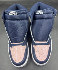 NIKE - Air Jordan 1 Retro High Tops - With Navy, Pink and White - Size 10 US Men’s