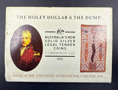 The Holey Dollar & The Dump - 999 Silver - 1988