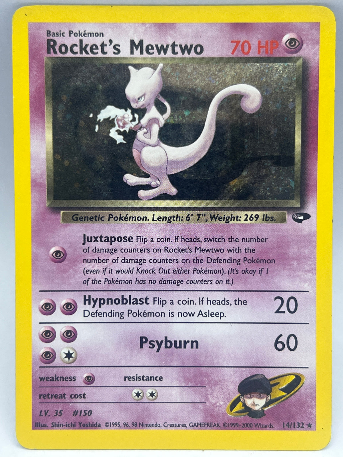 Pokémon - Rocket’s Mewtwo 14/132 Holo Gym Challenge