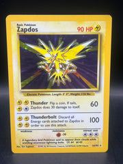 Zapdos Holo 16/102 Base Set Unlimited