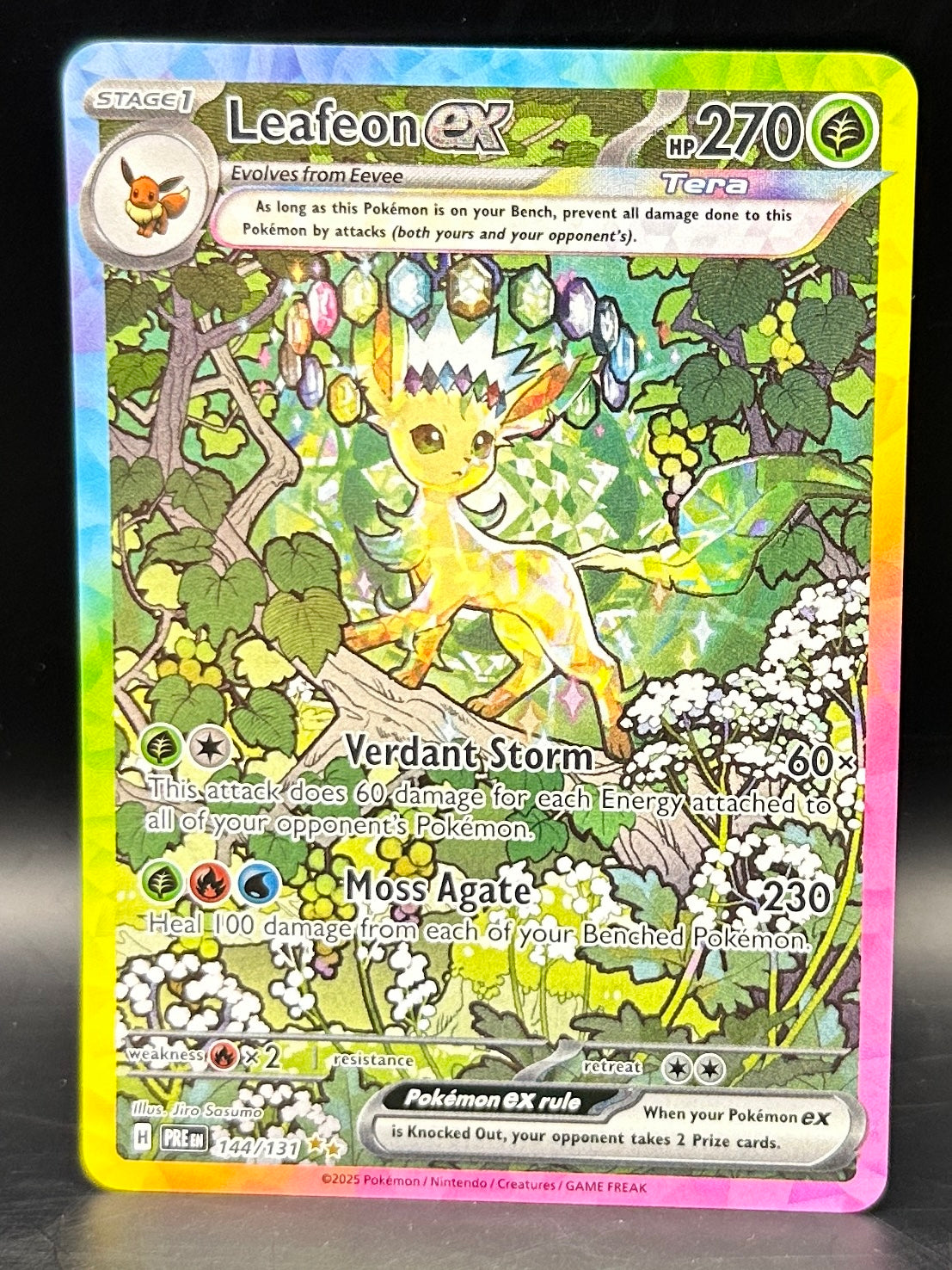 Leafeon EX Special Illustration Rare - Prismatic Evolutions - 144/131