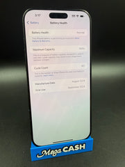 Apple iPhone 16 Pro Max 256GB - Unlocked MYWV3X/A