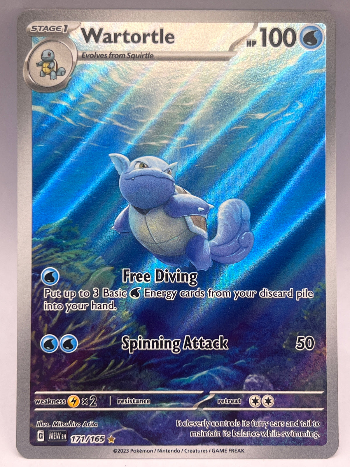 Pokémon - Wartortle 171/165 S&V 151
