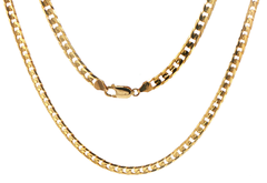 9ct Yellow Gold Cuban Chain Necklace