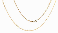9ct Yellow Gold Curb Chain Necklace